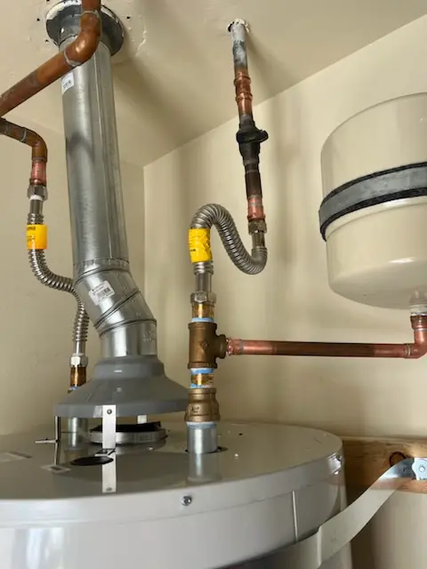 Water heater installation and plumbing repair in Colbert